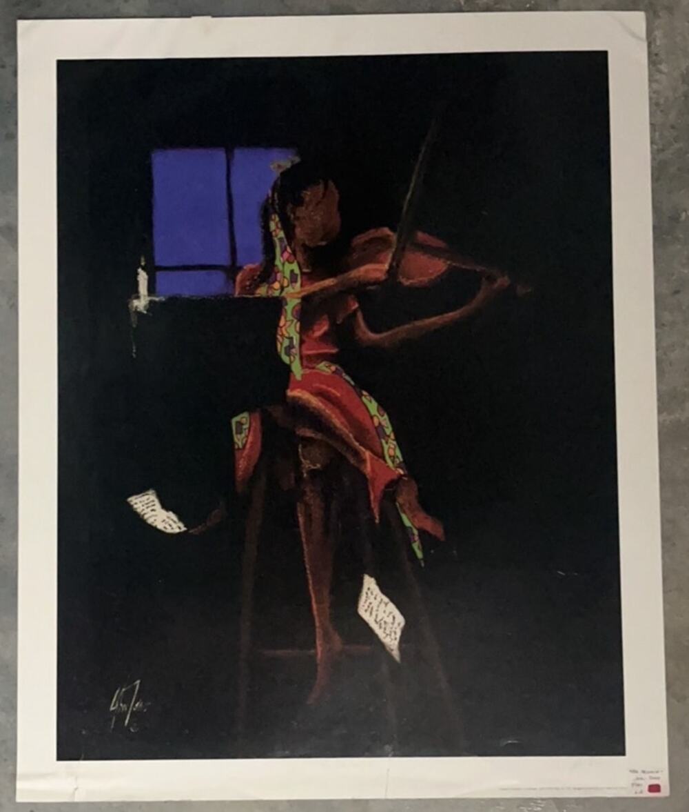 FOR THE LOVE Of by John Toms Sign Limited Edition Print African American Art